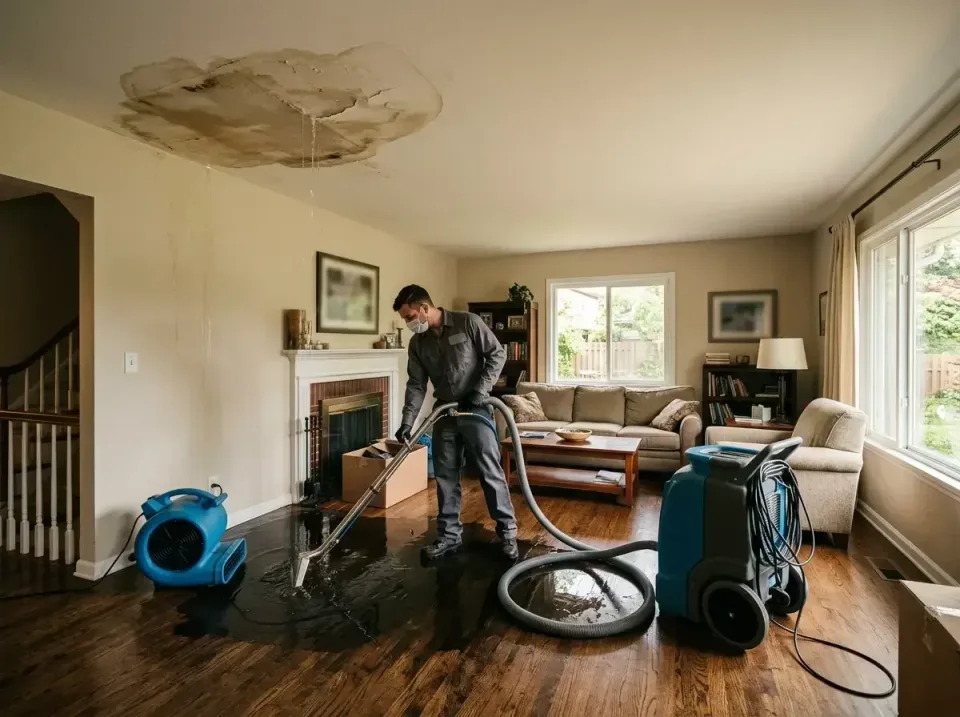 attic-pipe-burst-ceiling-drip-008 — frequently asked questions, Water Damage Restoration & Carpet Care in Bel Air South, MD